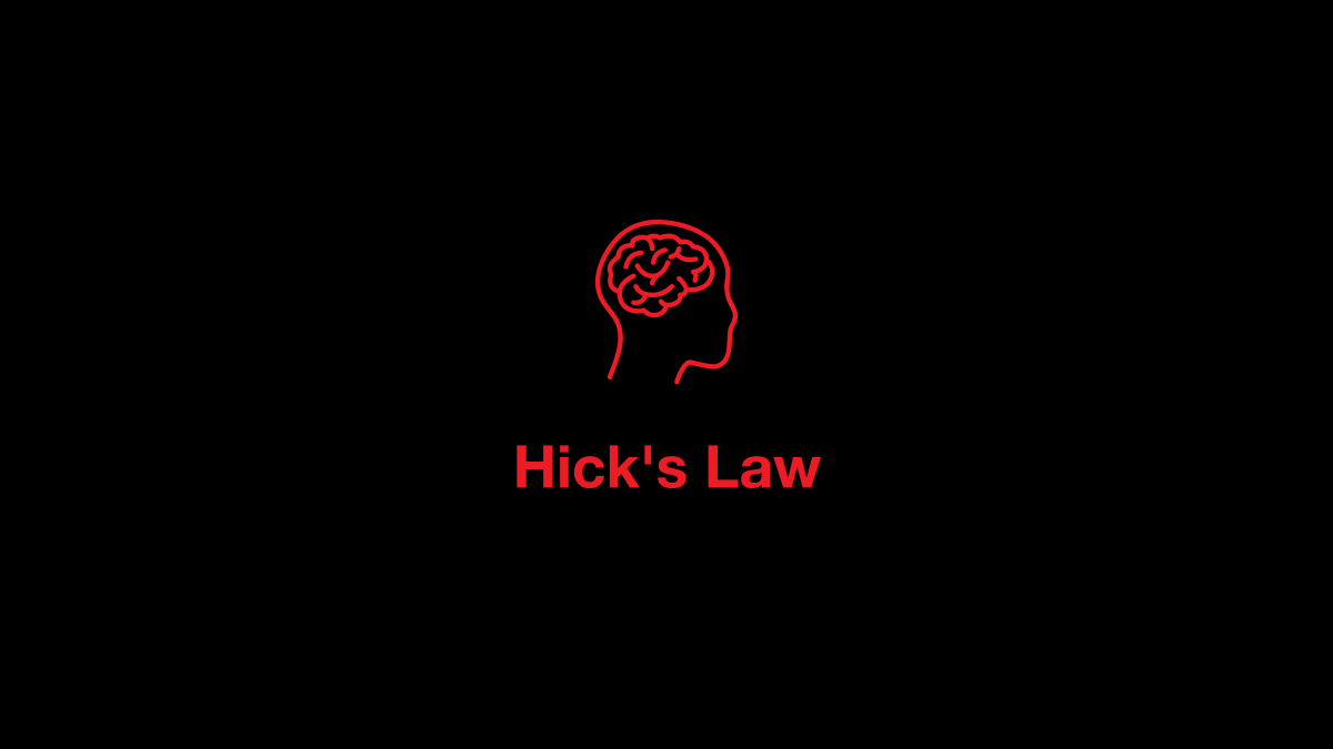 Hick's Law