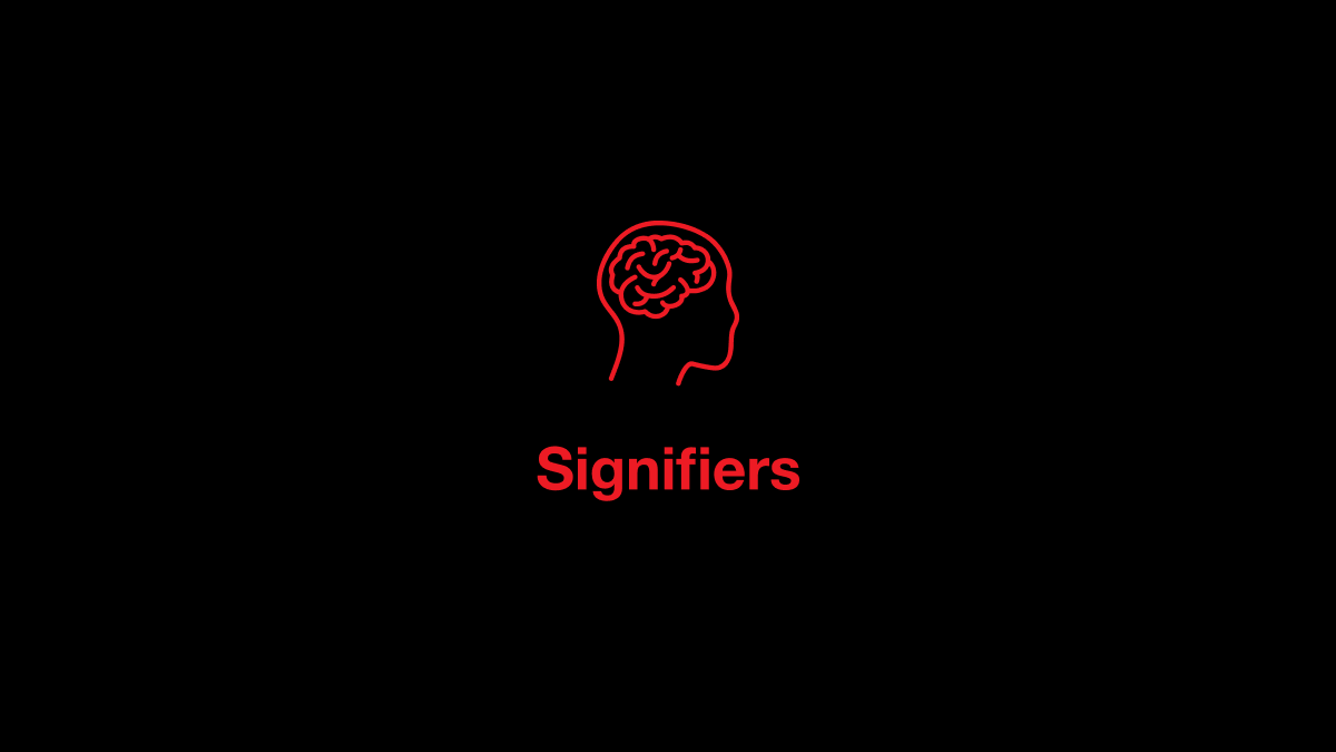 Signifiers